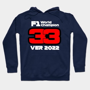 Max Verstappen 2022 F1 World Champion Front only version Hoodie